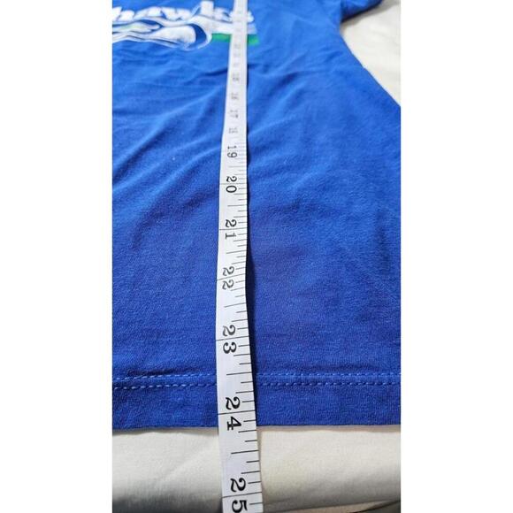 Fanatics Seattle Seahawks Women's Royal Blue V-Neck T-Shirt Size Medium - Picture 3 of 6